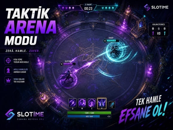 Slotime Taktik Arena — Yoğun ve Hızlı Karşılaşmalar